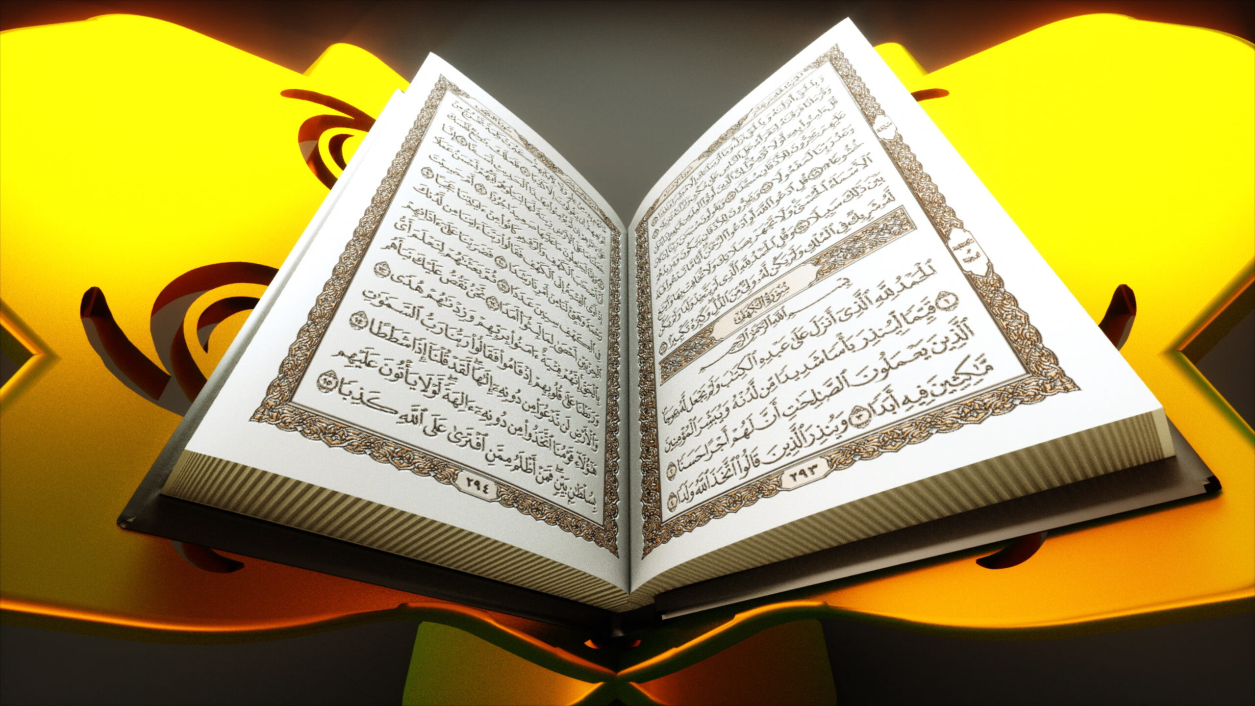 3d rendered illustration of The Quran